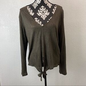 H&M Linen Lightweight Lagenlook Top